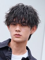 フィフス 大分(fifth)&nbsp;大分ツイストスパイラルパーマメンズカットラウンドマッシュ緩め