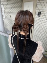 フェリーチェ 六本木店(Felice)&nbsp;ツインアレンジ ツインお団子 参列ヘア イベントヘア