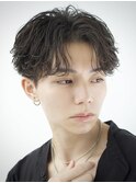 熊本フェザーパーマメンズショートツイストスパイラル波巻き