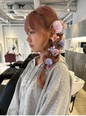【marfe】ラプンツェル風ヘアアレンジ＿編みおろしヘアアレンジ