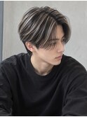 【押川】メッシュ×センターパート