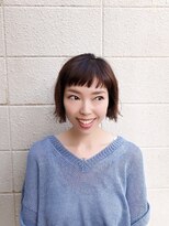 ヘアークリエーション アンベリール(hair creation embellir) ショートバングボブ