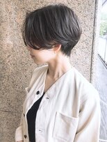 【morio 原宿】髪質改善　黒髪　ハンサム　ショート