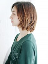 ウル 吉祥寺(ulu)&nbsp;かきあげバングのリバースカールスタイル