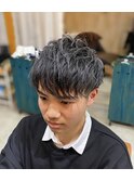 メンズ×束感カット