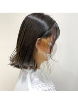 アッシュ 二子玉川店(Ash)&nbsp;外ハネボブ・インナーカラー　イエロー