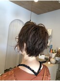 ☆ゆるっと抜け感パーマ風ショート☆