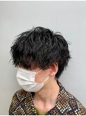 メンズカットパーマ