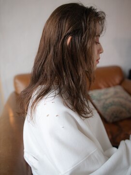 美容室 リズヘアー 稲毛店(Riz hair) 抜け感レイヤーセミロング【稲毛駅】