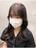 レイヤーカット_グレージュカラーボブウルフ_ba411631