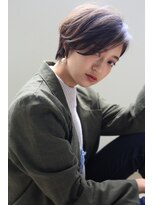 ポノ(pono.)&nbsp;[pono.]斜めバング/グレージュカラー/デザインカラー