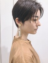 ギミック 自由が丘(gimmick)&nbsp;スタイリング簡単毛先パーマ×マニッシュハンサムショート