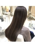 ハイライト×グレージュ