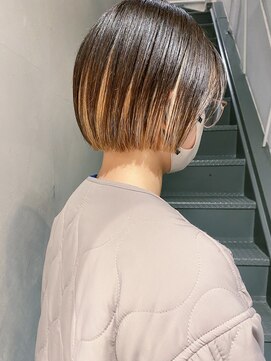 フェンヘアーアイス 中目黒(Fen.hair ici) 10代20代★大人かわいいダブルカラーブリーチインナーカラー