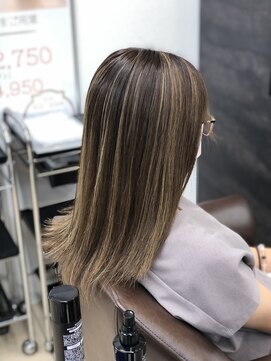 パッション 石巻中里店(PASSION) 【KONNO】ハイライト白髪ぼかし