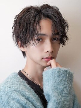 ゼロ 渋谷(XeRo) 【セクシーセンターパート】波巻きスパイラル色気大人ヘア