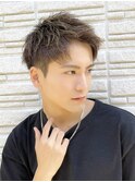 【Hale】ダークアッシュニュアンスパーマN674スパイキーショート