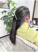 コントラストハイライト/ハイライト/ケアブリーチ白髪ぼかし