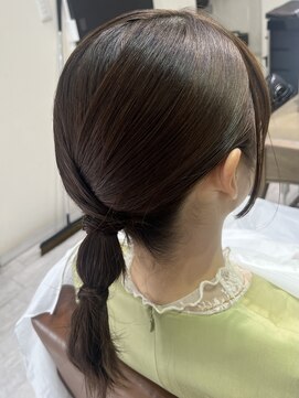 アオ(a-o) 韓国風ヘアセット