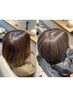 【人気NO.1】カット＋部分白髪ぼかしハイライト＋エイジングケア