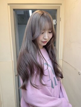 ネアー 新潟(NEER) ラベンダーベージュ＊ブリーチカラー