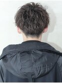無造作センターパート