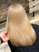 ロイス 神宮前(ROIS)&nbsp;ケアブリーチ/ミルクティーベージュ/髪質改善トリートメント/