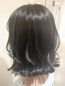 エイクス ヘア デザイン×美髪クリニック 千葉(AQs hair design) くびれヘア/アプリコットオレンジ/夏/髪質改善[千葉駅]