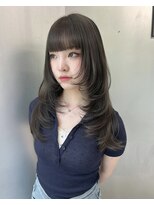 ペレ アネックス 大阪梅田茶屋町店(PELE ANNEX)&nbsp;ミディアムヘア/暗めカラー/グランマッシュ/梅田