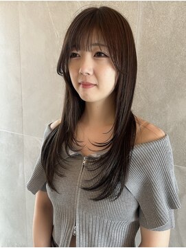 トップヘアーテラス(TOPHAIR TERRACE) ロング顔周りレイヤーカット