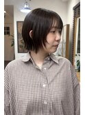 ラフな抜け感レイヤーボブ