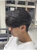 ニュアンスパーマ/曲がる縮毛矯正/メンズサロン/メンズ/眉毛