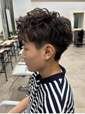ルーズショートルーズパーマツーブロックアップバング船橋駅保立