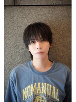 プリアバイポプルス 渋谷(pria by popls) メンズ韓国ヘアスリックマッシュスリックウルフ縮毛矯正