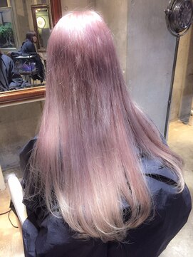 サロンドミルク 原宿(salon de MiLK) サクラパールのハイトーンカラー