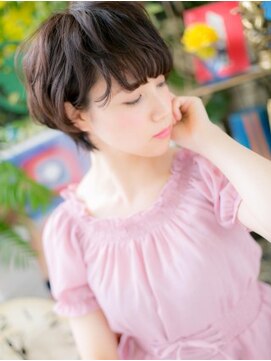 カバーヘア ブリス 上尾西口店(COVER HAIR bliss) *COVER HAIR*やわらかカール◎アシンメトリーショートa