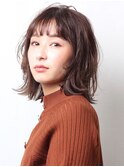 透け感前髪が◎大人かわいい「外ハネボブルフ」