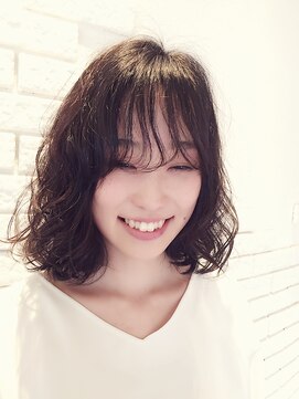 イデー ヘアサロン(idee Hair Salon) クシャッとクセ毛風パーマ＊