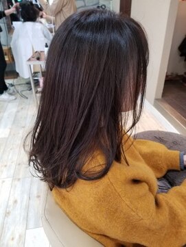 アナザースカイ (another sky) セミロング×リッチピンク