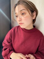 アリエッタ ギンザツー(ARIETTA GINZA2)&nbsp;アッシュショート/レイヤーカット/ニュアンスカラー/抜け感ボブ