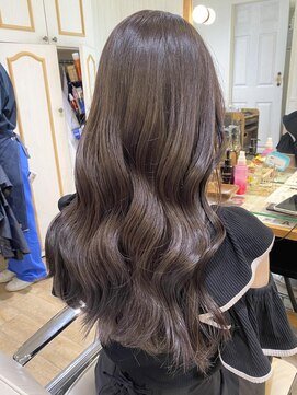 ネオリーブ チロル 横浜西口店(Neolive CiroL.) ミルクチョコブラウン ブリーチなしカラー 美髪