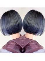 ネオリーブ クタ 町田店(Neolive kuta)&nbsp;【Neolive　kuta】ネイビー×ボブ【町田/町田駅】