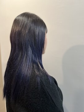 ピュアソウル(Pure Soul) 外国人風カラー★ブルーパープルのグラデーションカラー[渋谷]