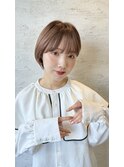 マッシュショート/20代/30代/前髪あり/耳掛け