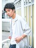 ★簡単スタイリング★メンズカット＋パーマ+アミノ酸TR+ナノバブル￥6900