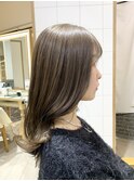 グレーベージュ×髪質改善 [髪質改善/縮毛矯正]韓国J