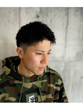 バーバーショップ ネオ セカンド(BARBERSHOP NEO2nd) メンズショート　フェード　アップスタイル