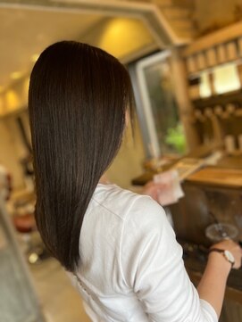 ヘアメイク リヴ(Hair Make Liv) 極艶カラー × フォギーベージュ