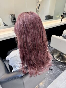 シファー(～Cifer) ブリーチありダブルカラーで作るペールピンク(*≧∀≦*)