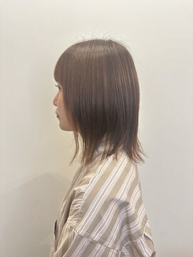 ゼンドットカラスマ(Zen.karasuma) ボブ×ブリーチなしオレンジブラウン20代30代40代